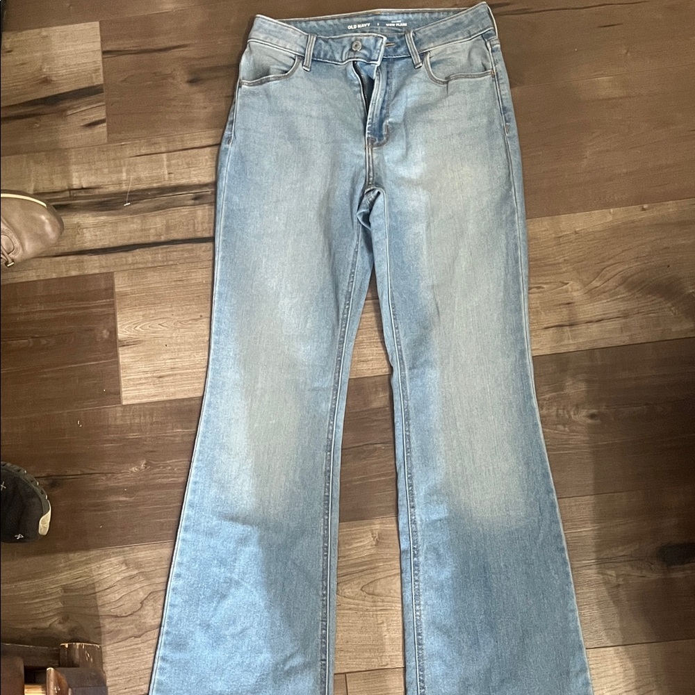 Old Navy Women's Light Blue Flare Jeans